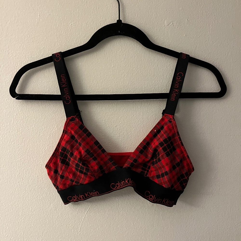 Winter Edition Calvin Klein Small Checked Bra